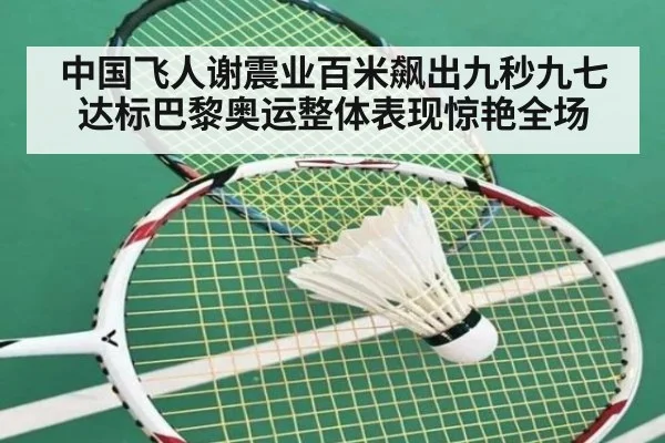 中国飞人谢震业百米飙出九秒九七达标巴黎奥运整体表现惊艳全场